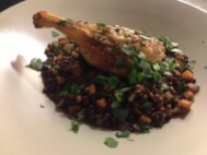 Roast Duck Legs & Lentils with Red Wine